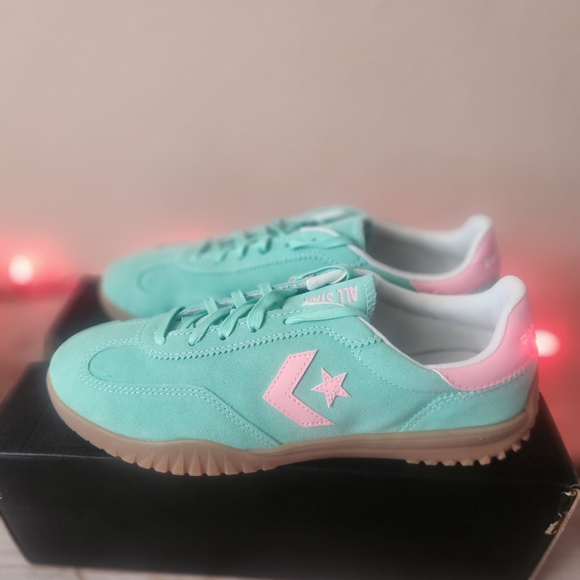 Converse Rub Star Mint Green and Pink Women's Size 8 - Picture 4 of 5